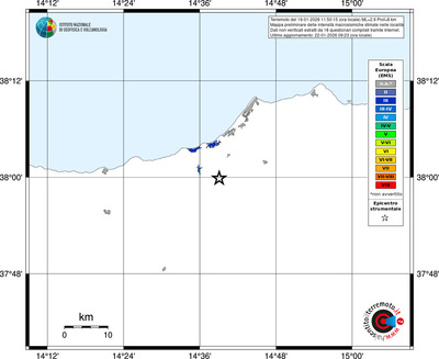 Mappa EMS - territori località