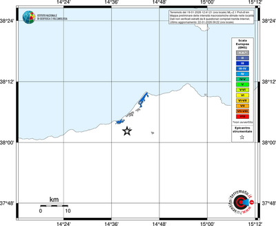 Mappa EMS - territori località