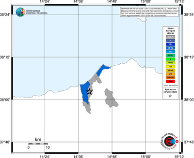 Mappa EMS - territori comuni