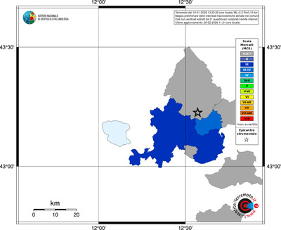 Mappa MCS - territori comuni