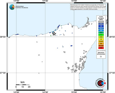 Mappa EMS - territori località
