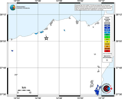 Mappa EMS - territori località
