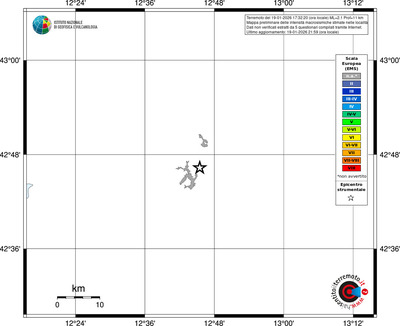 Mappa EMS - territori località