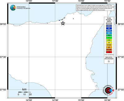 Mappa EMS - territori località