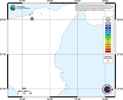 Mappa EMS - territori località