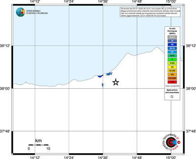 Mappa EMS - territori località