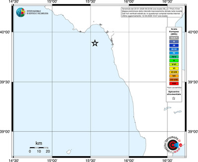 Mappa EMS - territori località