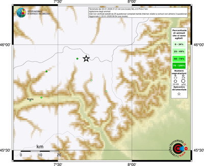 Mappa comuni con almeno 3 questionari