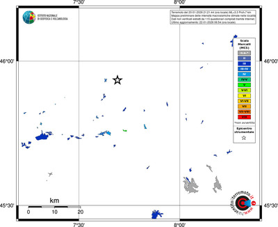 Mappa MCS - territori località