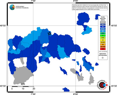 Mappa MCS - territori comuni