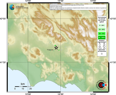 Mappa comuni con almeno 3 questionari