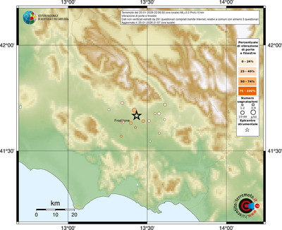 Mappa comuni con almeno 3 questionari