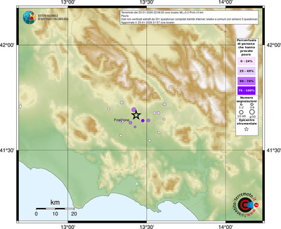 Mappa comuni con almeno 3 questionari