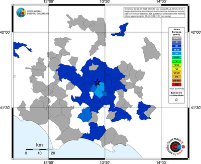 Mappa EMS - territori comuni