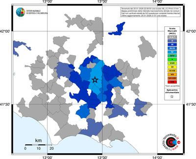 Mappa MCS - territori comuni