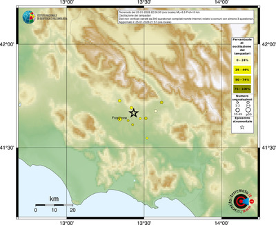 Mappa comuni con almeno 3 questionari