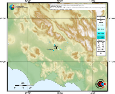 Mappa comuni con almeno 3 questionari
