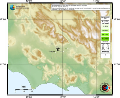 Mappa comuni con almeno 3 questionari