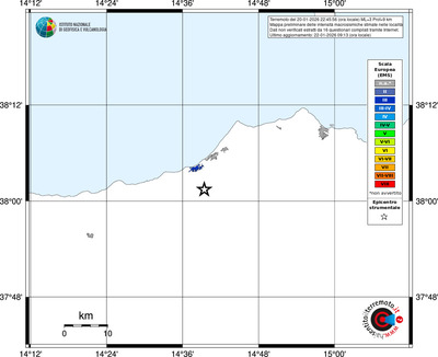 Mappa EMS - territori località