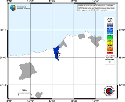 Mappa EMS - territori comuni