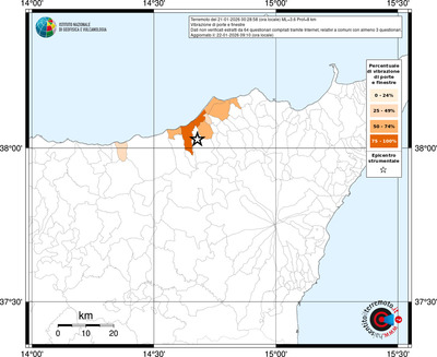 Mappa territorio comunale con almeno 3 questionari