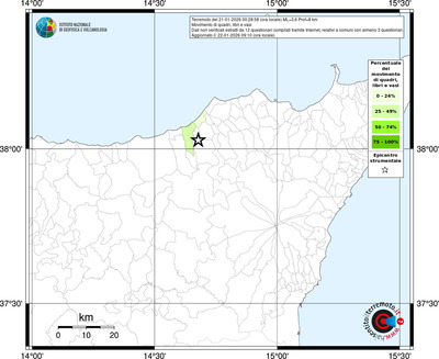 Mappa territorio comunale con almeno 3 questionari