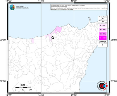 Mappa territorio comunale con almeno 3 questionari