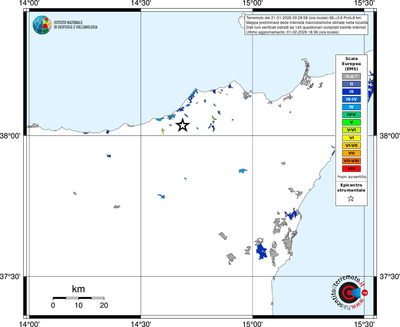 Mappa EMS - territori località