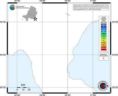 Mappa EMS - territori comuni