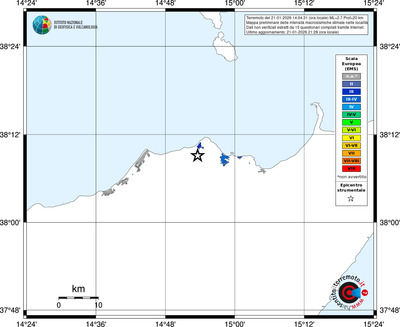 Mappa EMS - territori località