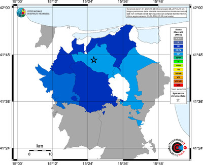 Mappa MCS - territori comuni