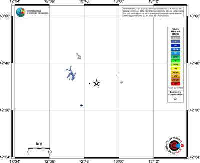 Mappa MCS - territori località