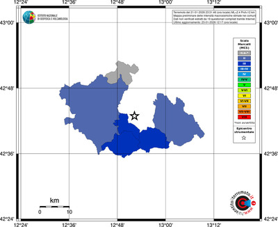Mappa MCS - territori comuni