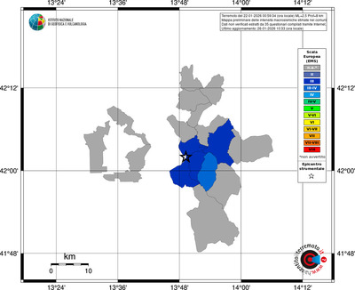 Mappa EMS - territori comuni