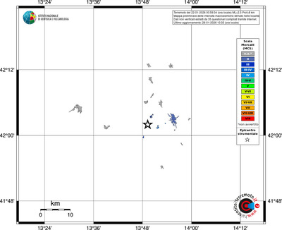 Mappa MCS - territori località