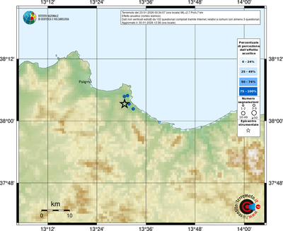 Mappa comuni con almeno 3 questionari