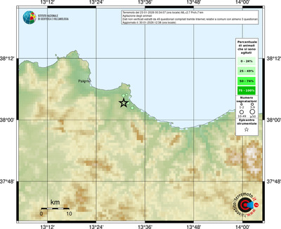 Mappa comuni con almeno 3 questionari