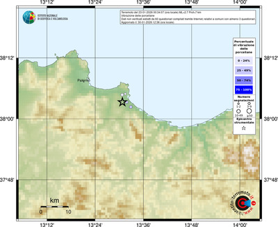 Mappa comuni con almeno 3 questionari