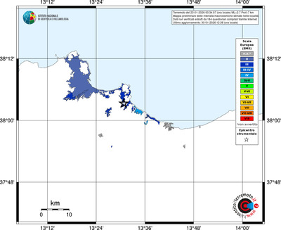 Mappa EMS - territori località