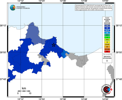 Mappa EMS - territori comuni