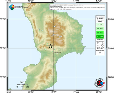 Mappa comuni con almeno 3 questionari