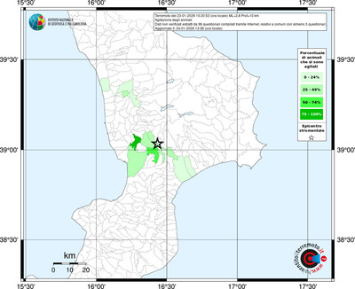 Mappa territorio comunale con almeno 3 questionari