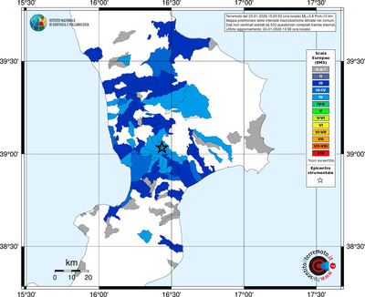 Mappa EMS - territori comuni