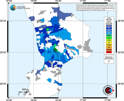 Mappa MCS - territori comuni