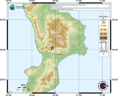 Mappa comuni con almeno 3 questionari