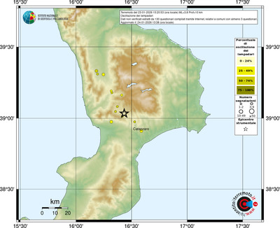 Mappa comuni con almeno 3 questionari