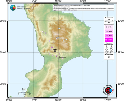 Mappa comuni con almeno 3 questionari