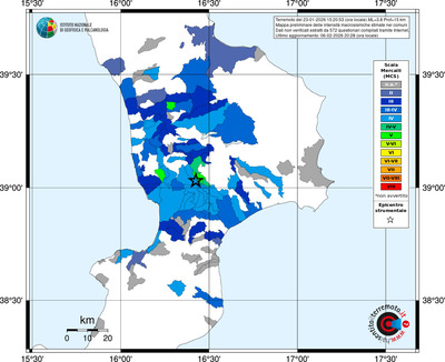 Mappa MCS - territori comuni