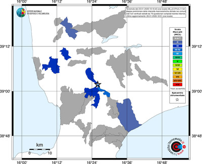 Mappa MCS - territori comuni