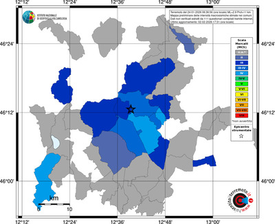 Mappa MCS - territori comuni